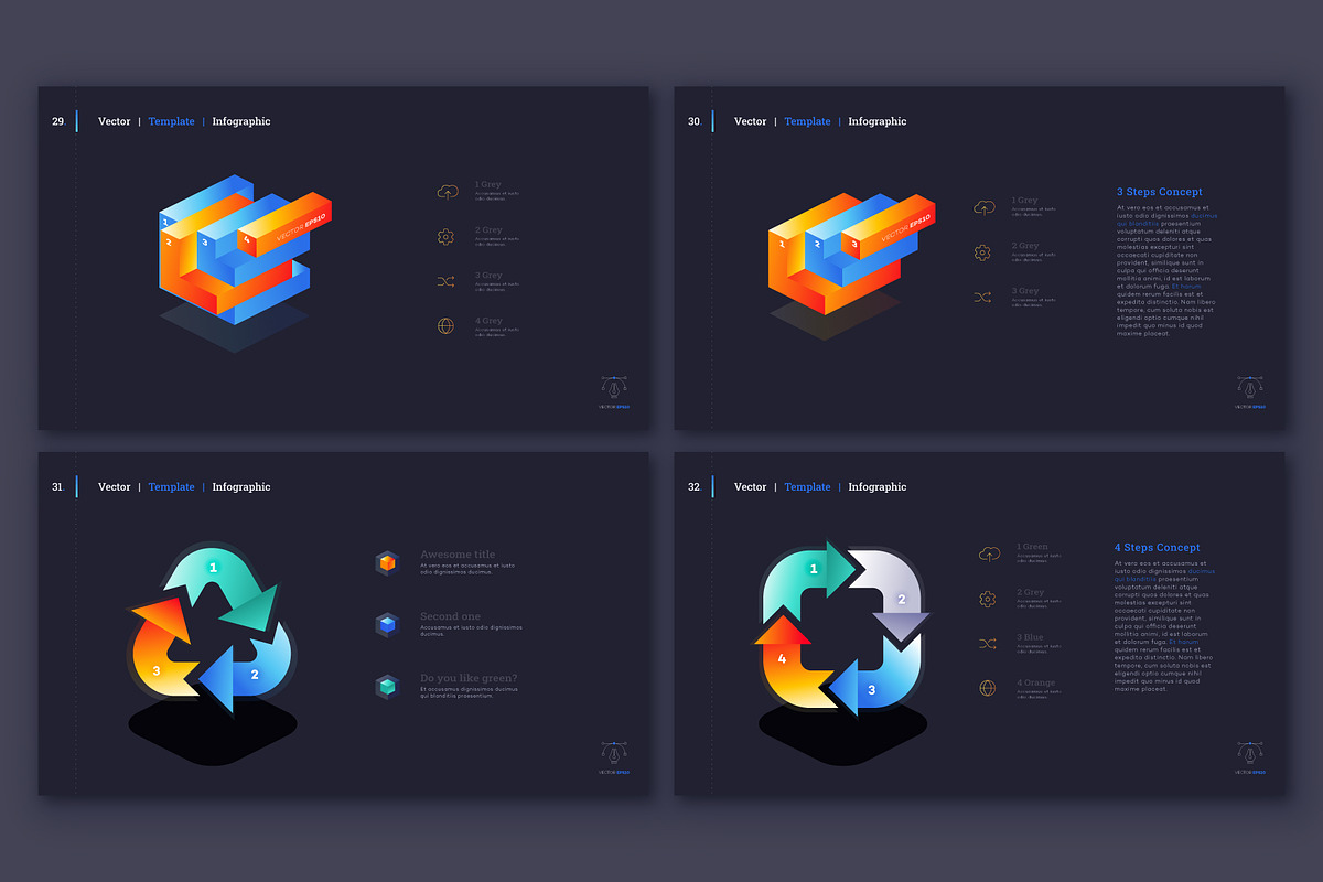 Premium Quality Vector Infographics, a Presentation Template by Alexey Yarkin (Photo 27 of 34)