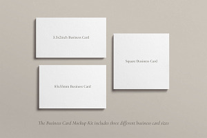 Business Card Mockup Kit