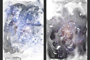 Galaxy India Ink Wash Backgrounds, a Texture Graphic by M. by mprintly (Thumbnail 3 of 7)