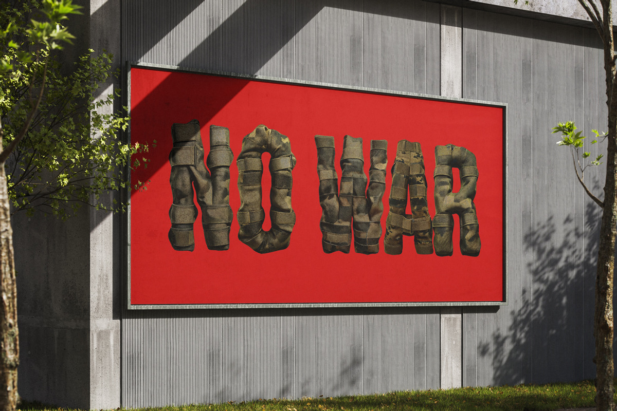 Camouflage Font, a Sans Serif Font by Handmadefont (Photo 3 of 14)