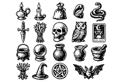 Occult Witchcraft Collection, an Object Graphic by RT Studio (Thumbnail 2 of 4)