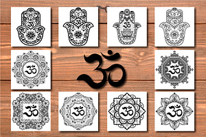 Patterns With Mantra OM