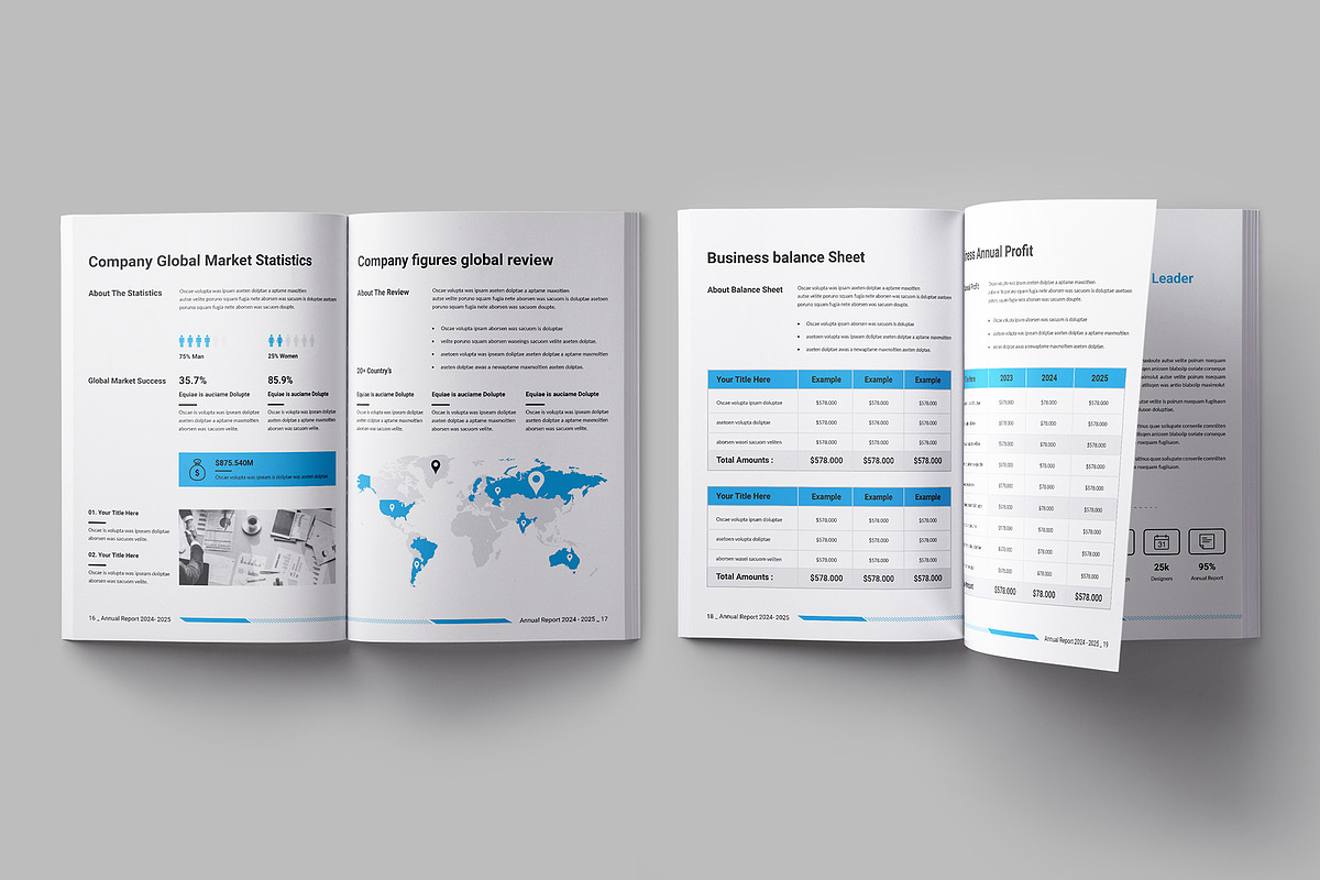 Annual Report Template preview 7