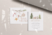 Watercolor Christmas-TINY VILLAGE, a Decorative Illustration by Beigetime (Thumbnail 9 of 10)