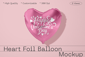 Heart Balloon Mockup, a Product Mockup by Mockupdaddy