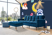 Funny owls,sublimation printing,PNG, an Illustration by ElliaArt (Thumbnail 2 of 8)