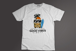 Good Vibes Logo Vintage