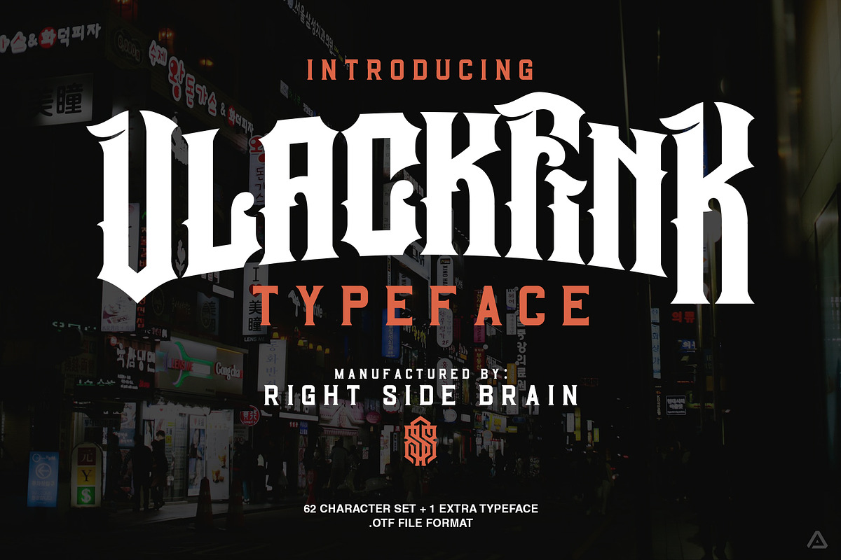 RSB VlackFink Typeface, a Blackletter Font by Right Side Brain (Photo 1 of 5)