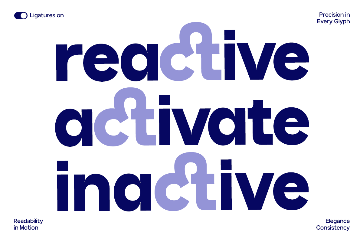 GC Rotalum - Modern Bold Sans, a Sans Serif Font by Glyphonic (Photo 2 of 15)