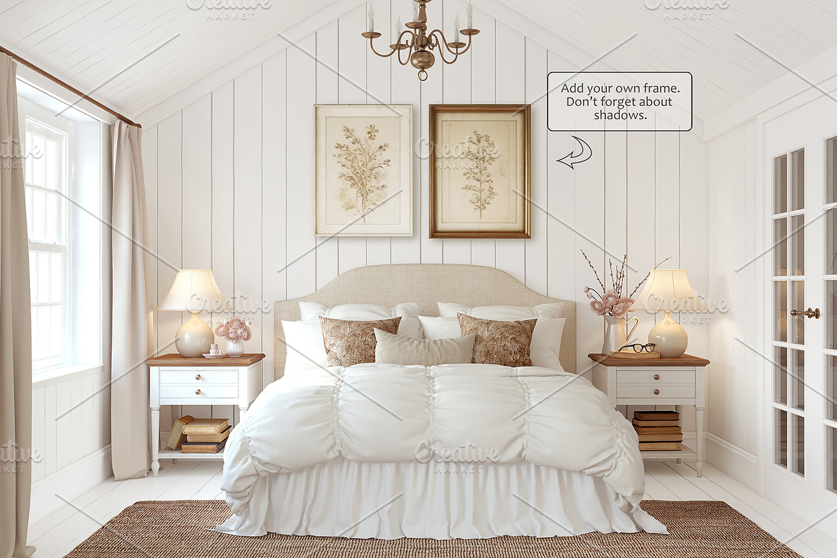 ENGLISH COTTAGE Frame Mockups., a Product Mockup by MyHomeMockups (Photo 10 of 11)