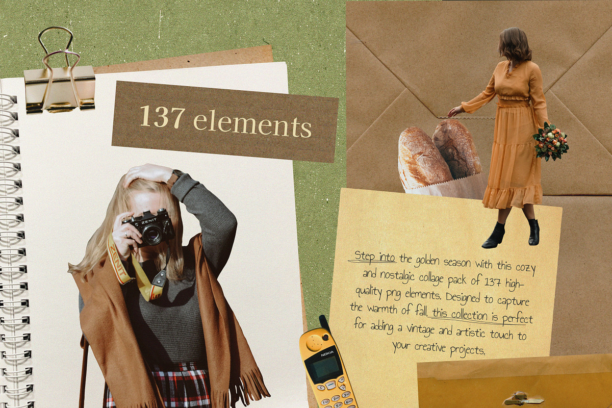 Hello, Autumn — Collage Pack, an Object Graphic by Ann Creative (Photo 2 of 7)