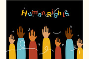 Human Rights vector illustration set, an Education Illustration by foxndeer (Thumbnail 4 of 4)