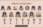 Grimoire Gold Occult Clipart Set, an Object Graphic by Jakayla Digital Co (Thumbnail 6 of 14)