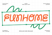 Funhome - Modern Loopy Logo Sans, a Sans Serif Font by Typia Nesia (Thumbnail 1 of 11)