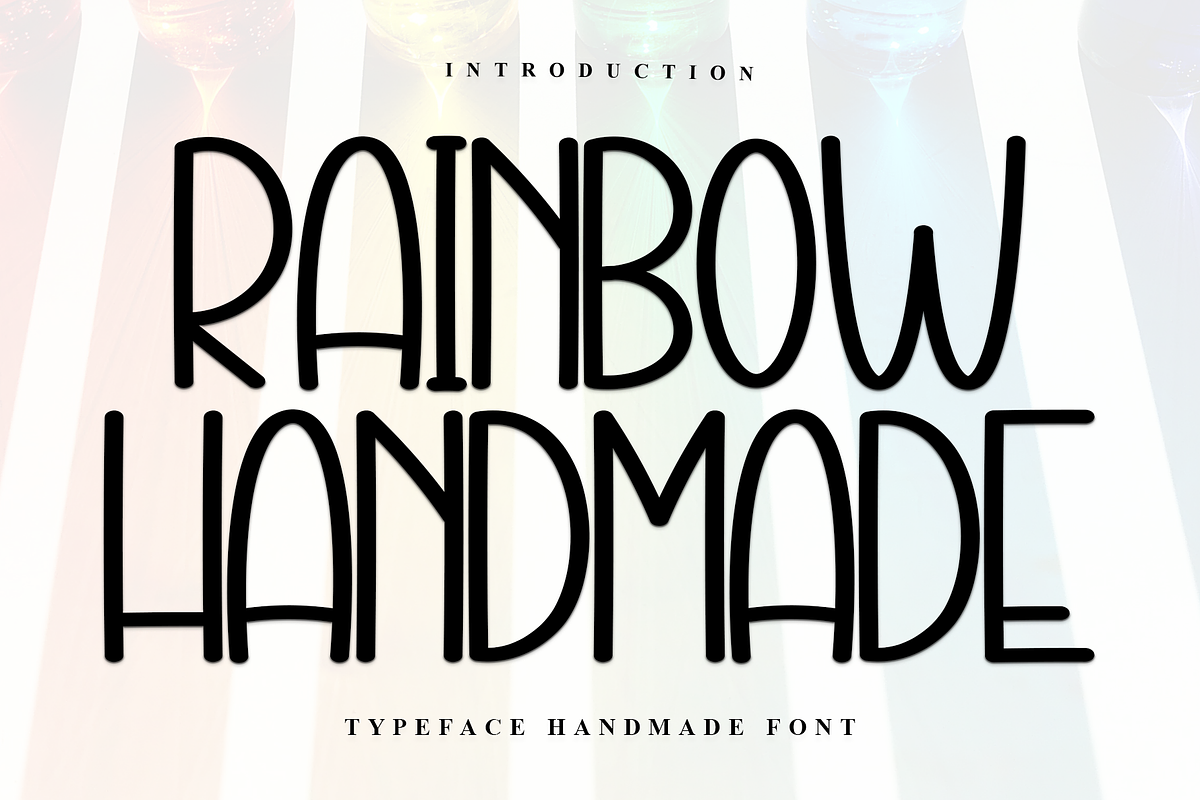 Rainbow Handmade, a Handwritten Font by InermediaSTUDIO (Photo 2 of 7)