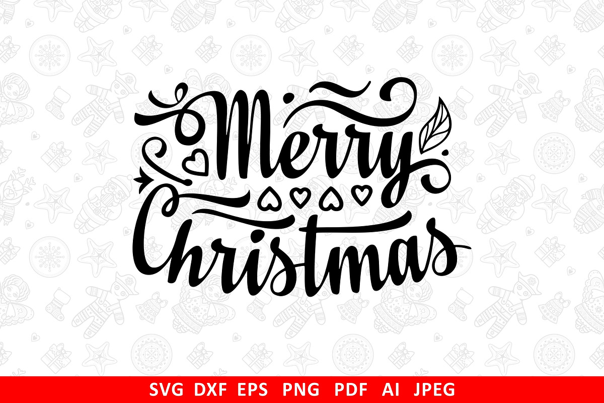 Christmas lettering svg, an Object Graphic by Zoya Miller (Photo 2 of 10)
