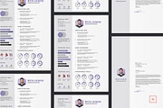Violet Resume CV, a Resume Template by iDoodle Studio (Thumbnail 3 of 6)