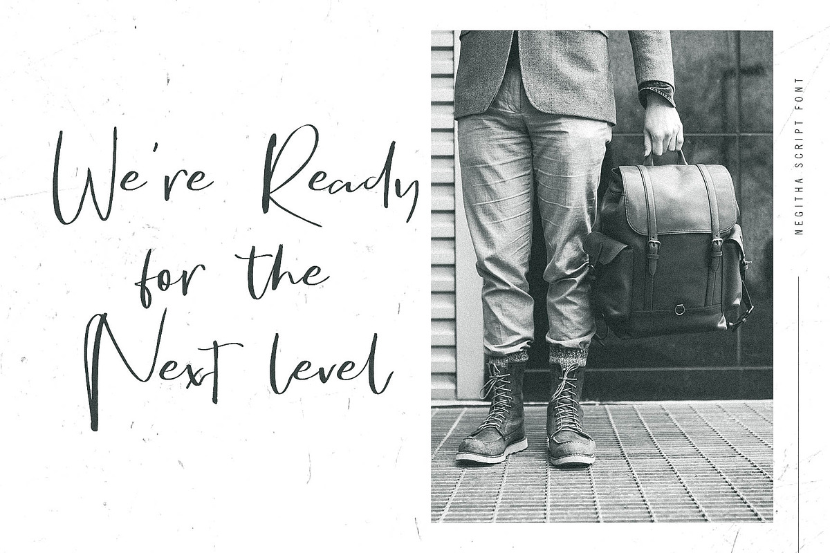 Negitha, a Script Font by Awanstudio (Photo 2 of 10)