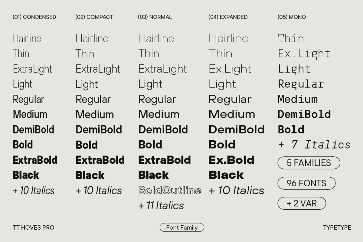 TT Hoves Pro Basic, a Font by TypeType (Photo 3 of 9)