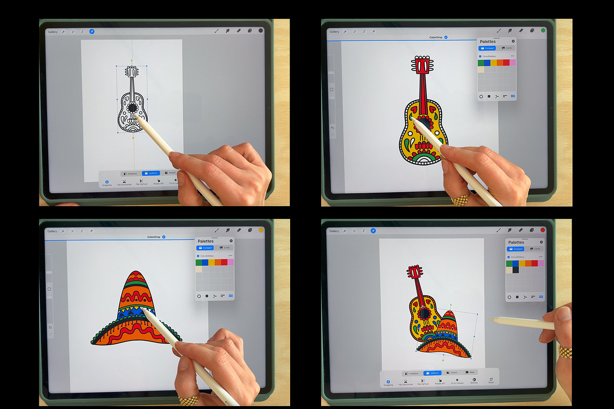 Cinco De Mayo – Procreate Stamp Set, a Brush Add-On by ArtPavo (Photo 3 of 7)