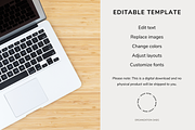 Minimal Cookbook Template CANVA, a Templates & Theme by OrganizationOasisRo (Thumbnail 9 of 10)