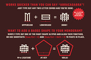 MONOGRAM-MAGICIAN-ACT3, a Symbol Font by Para-Scope Design (Thumbnail 3 of 11)
