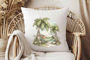 Whimsical Beach Summer Paradise Clip, an Illustration by OK Design (Thumbnail 6 of 6)