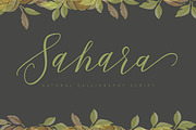 Sahara Script, a Script Font by Genesis Lab (Thumbnail 1 of 7)