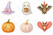 Cute Halloween Clipart, an Illustration by DreamPrint404 (Thumbnail 2 of 3)