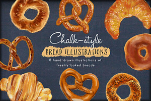 Bread & Bakery Goodies Clip Art