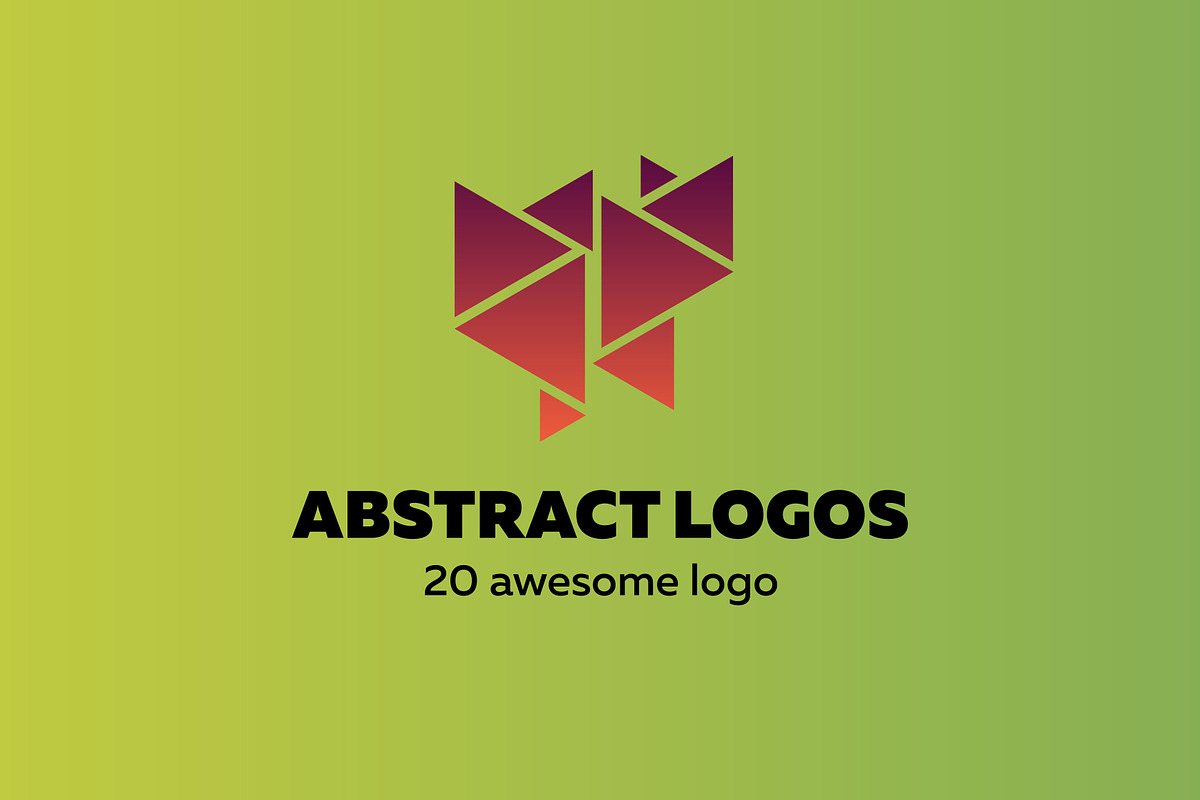 20 abstract logo, a Branding & Logo Template by airunreal (Photo 1 of 4)