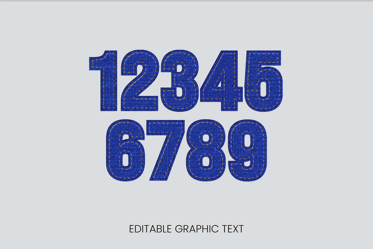 Jean Denim Bold Text Effect preview 2