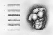Pencil Photoshop Brushes, a Brush Add-On by pixelbuddha.net (Thumbnail 4 of 10)