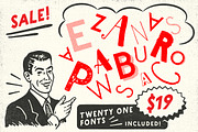 ZACK Vintage Font Bundle, a Handwritten Font by Studio ZACK (Thumbnail 6 of 7)