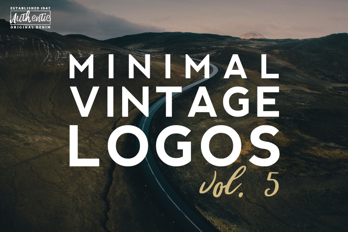 [vol.5] 20 Minimal Vintage Logos, a Branding & Logo Template by Roman Paslavsky (Photo 1 of 8)