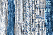 Blue tropical summer beach patterns, a Pattern Graphic by Tani Kuzminka (Thumbnail 4 of 22)