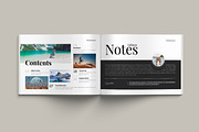 Travel Magazine Landscape Templates, a Magazine Template by Pixelpick (Thumbnail 2 of 13)