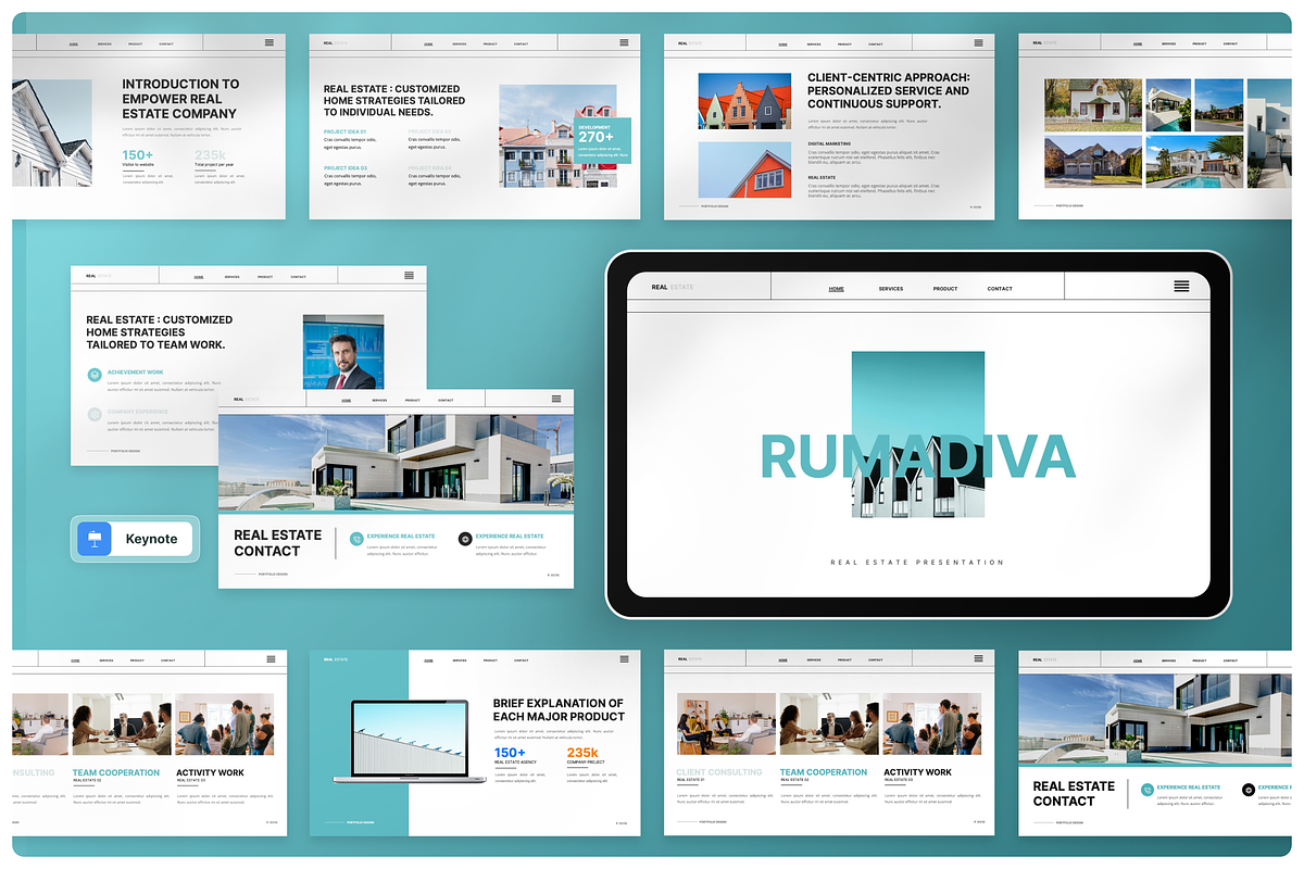 Rumadiva - Real Estate Keynote, a Presentation Template by Annora Studio (Photo 1 of 5)