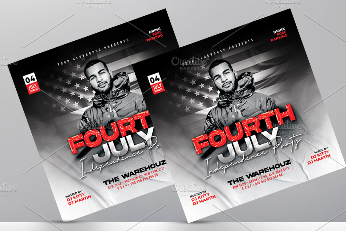 4th of July Flyer, a Flyer Template by Artonix (Photo 2 of 3)
