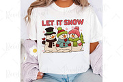 Let It Snow, Crochet Snowman Png, an Illustration by OK Design (Thumbnail 3 of 6)