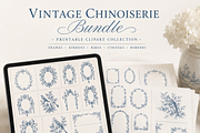 Vintage Chinoiserie clipart, a Decorative Illustration by HeavensStar (Thumbnail 1 of 10)