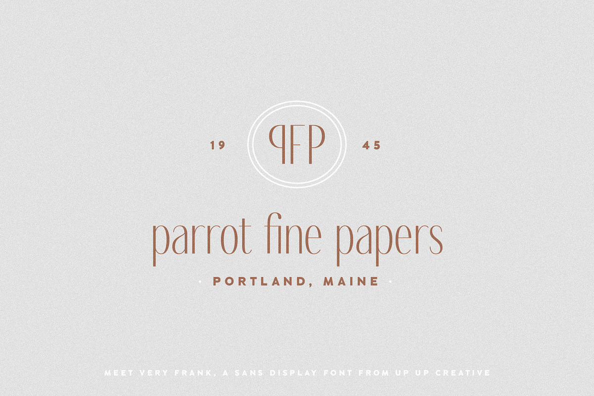 Very Frank, A Condensed Sans, a Sans Serif Font by Up Up Creative (Photo 14 of 16)