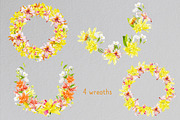 Watercolor Lilies & Orchids, an Illustration by TheSeventhDesire (Thumbnail 4 of 7)