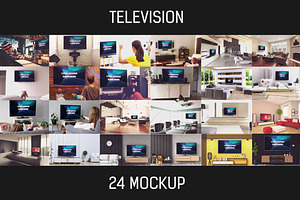 24 TV Display Mockup