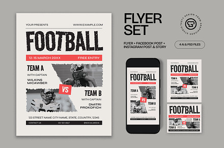 American Football Flyer
