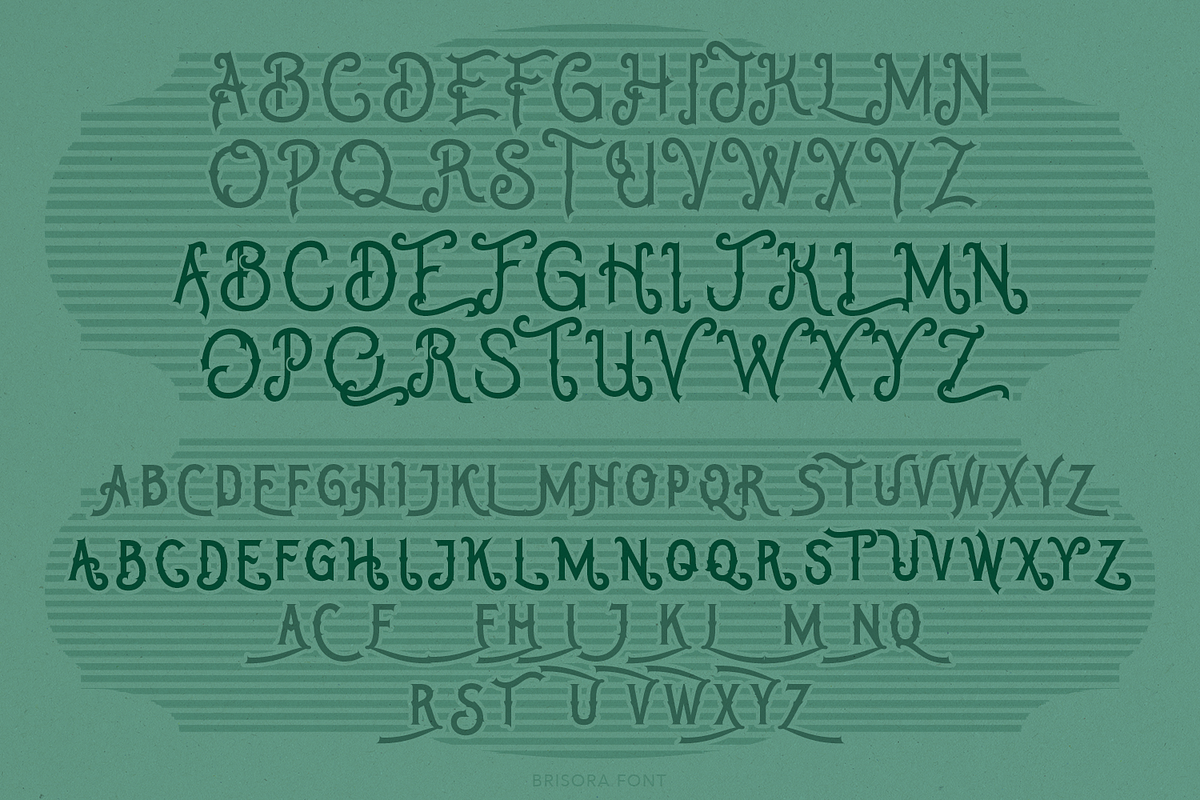 Brisora Victorian typeface, a Blackletter Font by TypeClassHeroes (Photo 9 of 10)