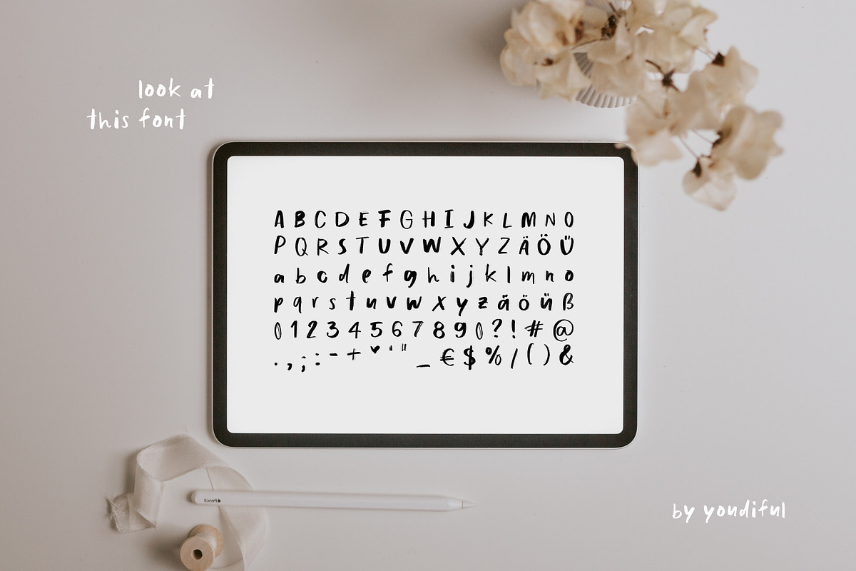 Special Argument SVG handwritten, a Sans Serif Font by youdiful creation (Photo 2 of 5)