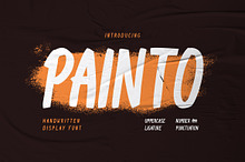 Painto Handwritten Display Font