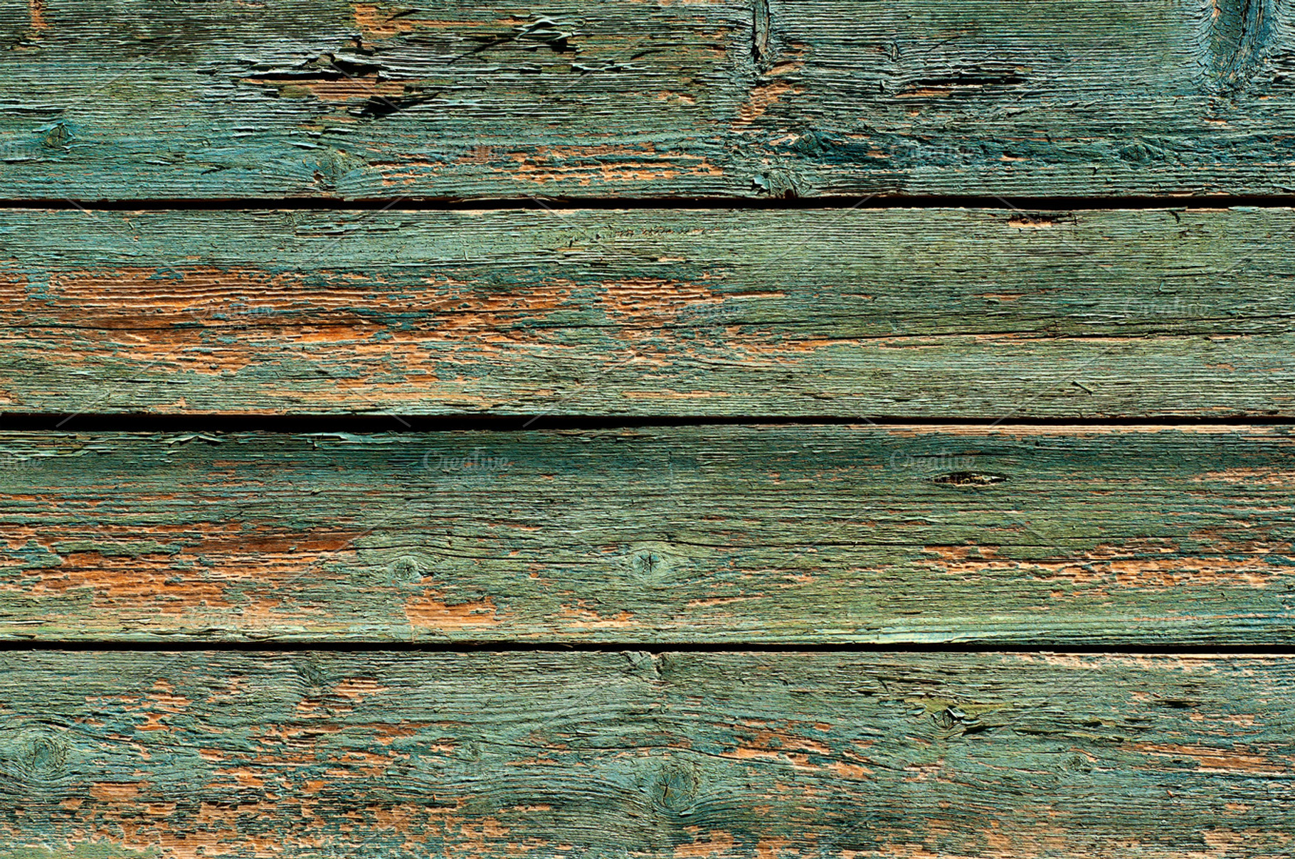 Horizontal Painted Planks