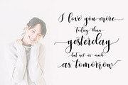 Ladies Script, a Script Font by Moly Mol (Thumbnail 5 of 7)